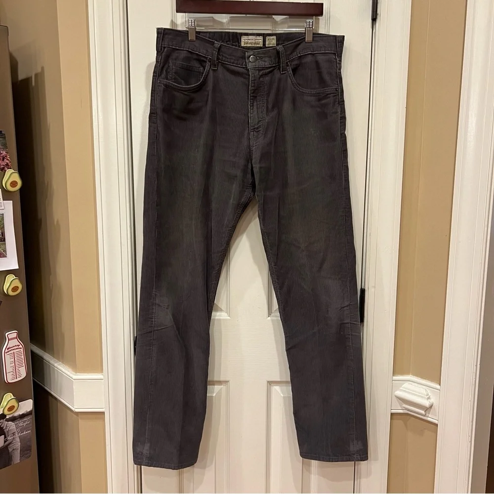 Patagonia Men’s Organic Cotton Corduroy Jeans Size 36x32 Pants Gray 21525